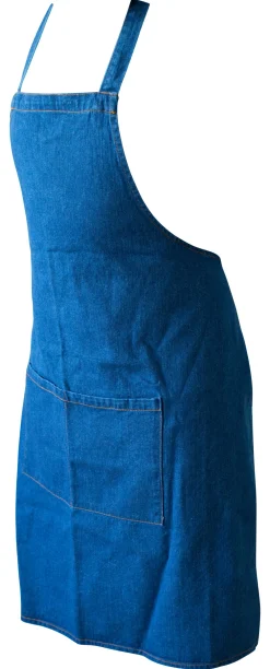 Barstuff Latzschürze, Jeans, 90x70cm - washed (hell)