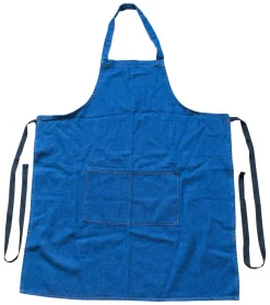 Barstuff Latzschürze, Jeans, 90x70cm - washed (hell)