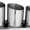 Barstuff Löffel- und Trinkhalmbecher, Edelstahl - 3 Becher