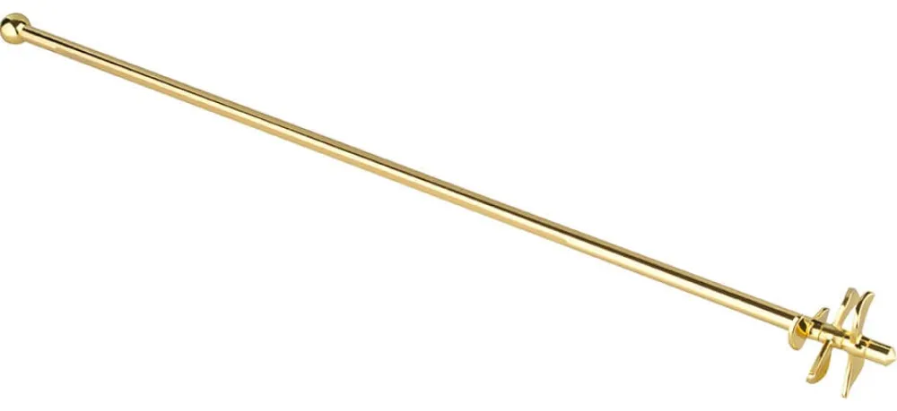 Barstuff Lux Swizzlestick, goldfarben, Überbartools - 40cm