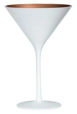 Barstuff Martiniglas, matt weiß/bronze, Elements Stölzle - 240ml