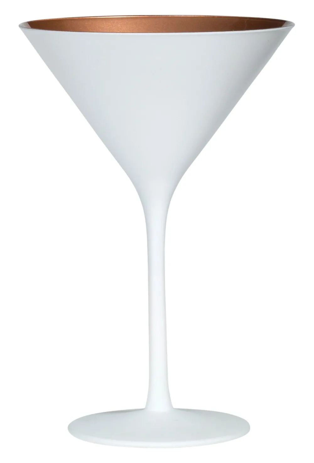 Barstuff Martiniglas, matt weiß/bronze, Elements Stölzle - 240ml