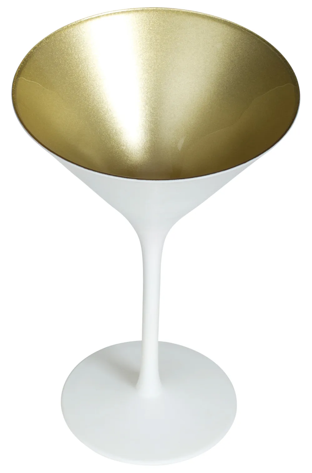 Barstuff Martiniglas, matt weiß/gold, Elements Stölzle - 240ml