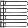 Barstuff Mehrfach-Gläserschiene 32x29,5cm - schwarz
