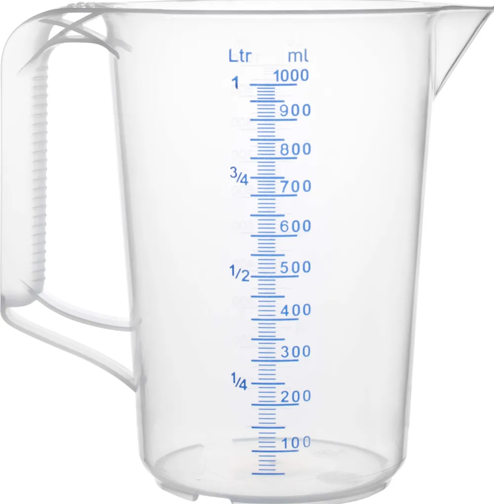 Barstuff Messbecher, PP - Skalierung bis 1000ml