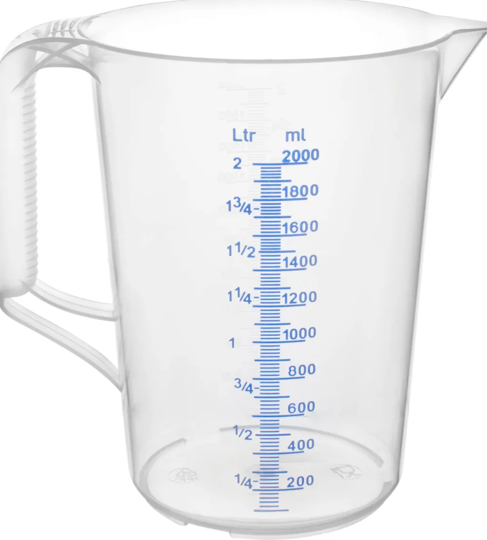 Barstuff Messbecher, PP - Skalierung bis 2000ml