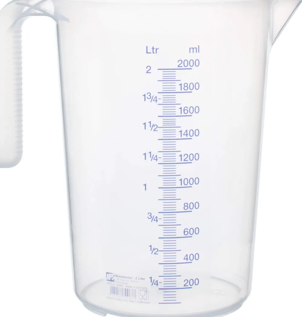 Barstuff Messbecher stapelbar, PP - Skalierung bis 2000ml