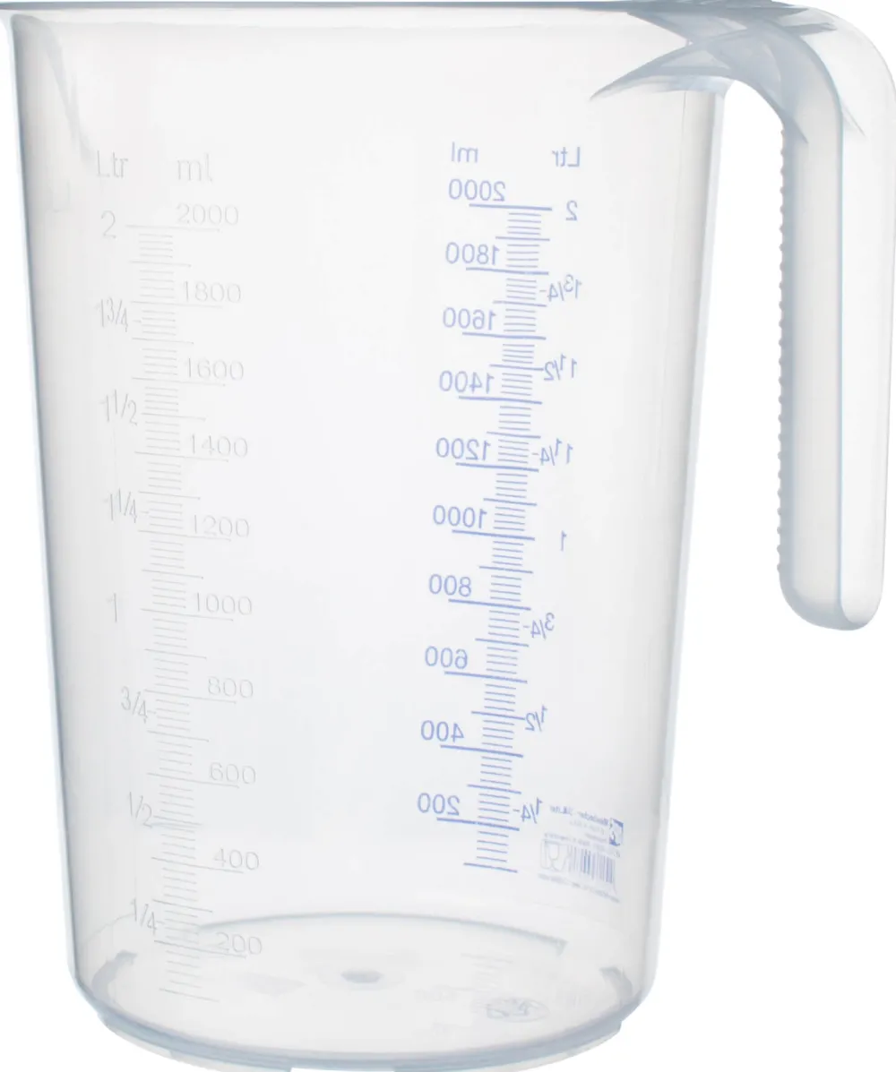 Barstuff Messbecher stapelbar, PP - Skalierung bis 2000ml