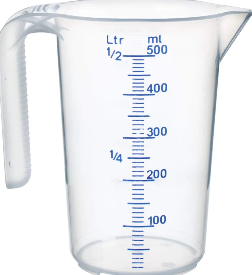 Barstuff Messbecher stapelbar, PP - Skalierung bis 500ml