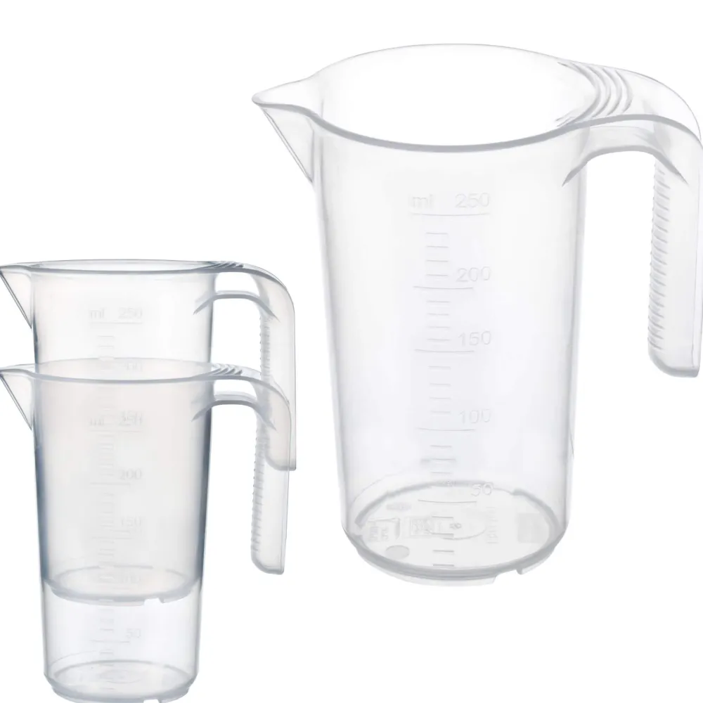 Barstuff Messbecher stapelbar, PP - Skalierung bis 250ml