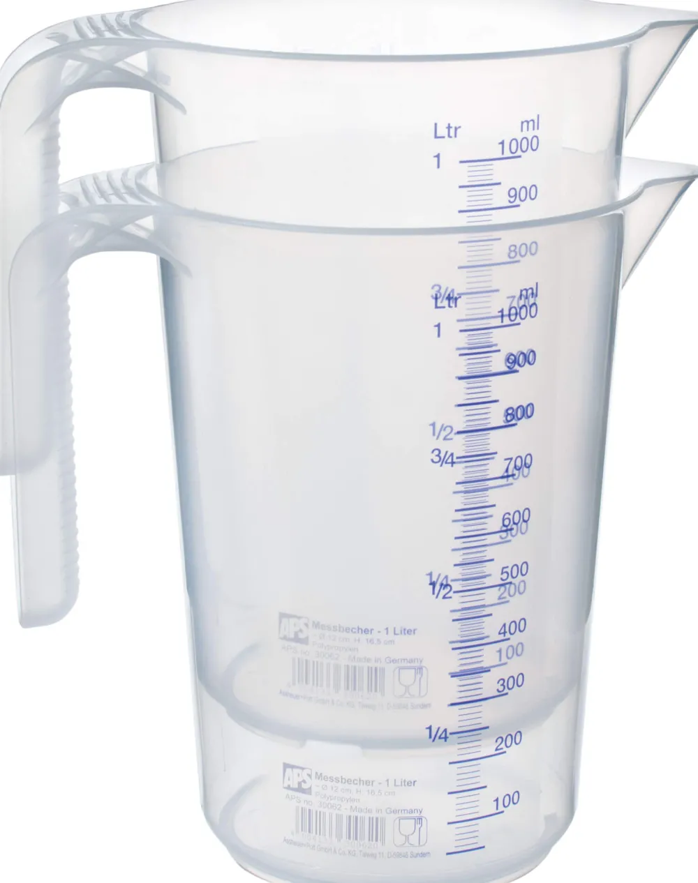 Barstuff Messbecher stapelbar, PP - Skalierung bis 1000ml