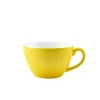 Barstuff Milchkaffee-Tasse Porzellan gelb – 340 ml (6 Stk.)