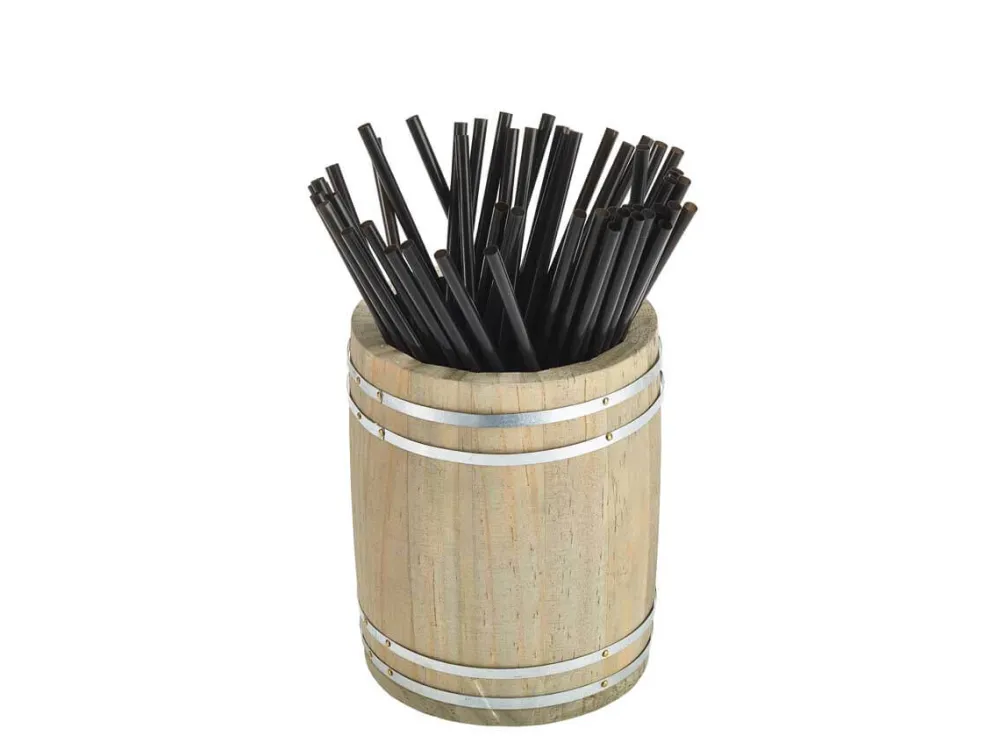 Barstuff Mini Holzfass hoch - 11,5x13,8cm