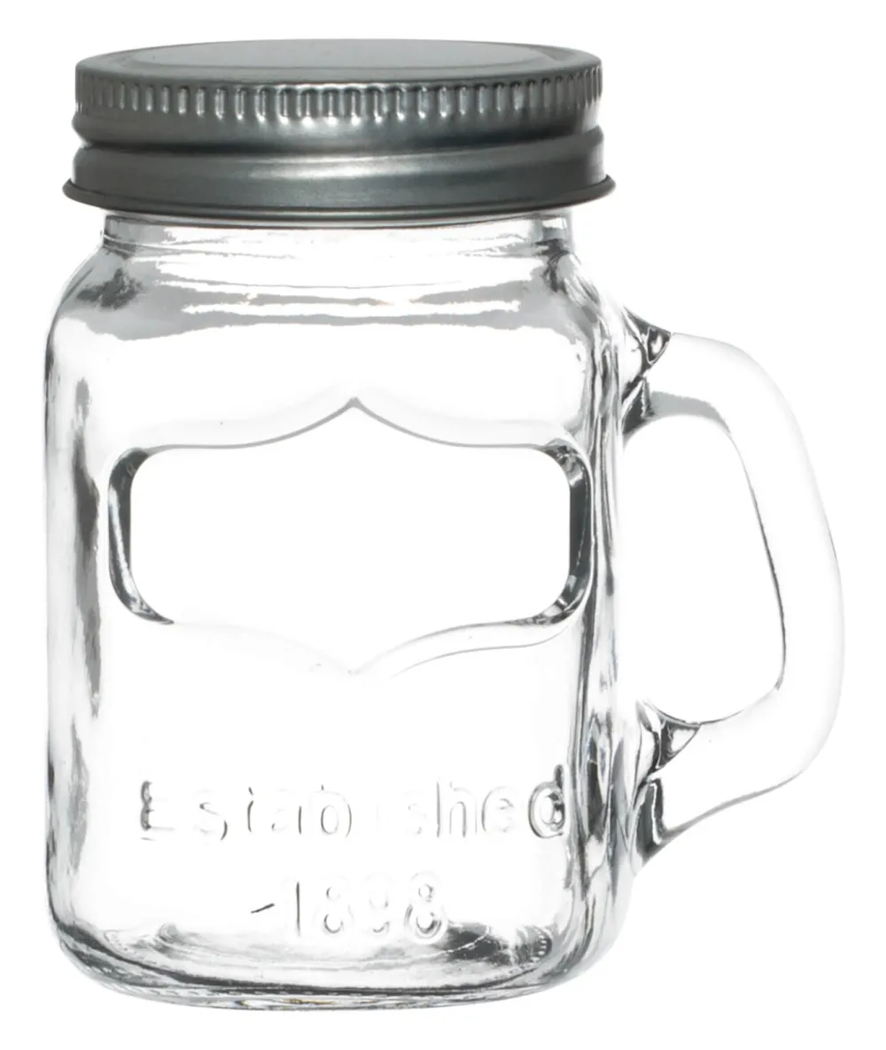 Barstuff Mini Jar mit Deckel 10cl - 6 Stück