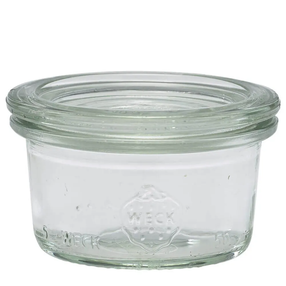 Barstuff Mini WECK-Glas mit Deckel - 50ml / 6x3,5cm (24 Stk.)