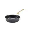 Barstuff Mini-Pfanne, Edelstahl vintage schwarz - 13,5 x 3,75 cm (6 Stk.)