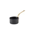Barstuff Mini-Saucentopf, Edelstahl vintage schwarz - 7,8 x 4,5 cm (6 Stk.)