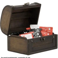 Barstuff Mini-Schatzkiste, Holz - 11x15,8x11,4cm