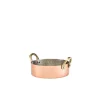 Barstuff Mini-Topf, Edelstahl gehämmert, kupferfarben - 12 x 3,5 cm (12 Stk.)