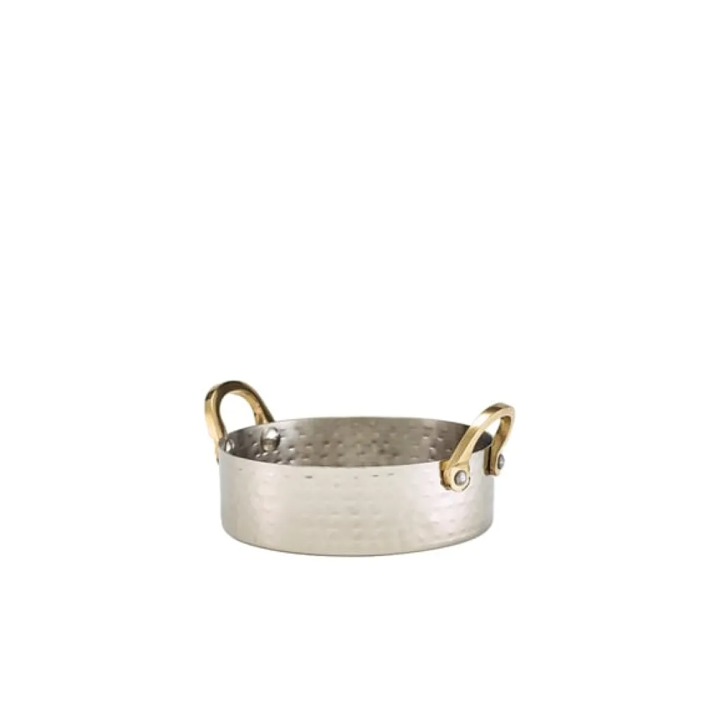 Barstuff Mini-Topf, Edelstahl gehämmert - 12 x 3,5 cm (12 Stk.)