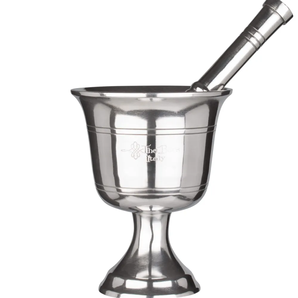 Barstuff Mörser und Stößel, Metall - B-Ware