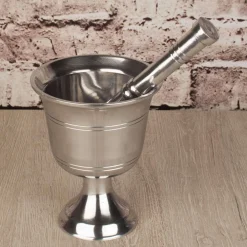 Barstuff Mörser und Stößel, Metall - B-Ware