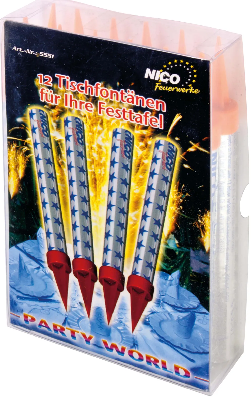 Barstuff Nico Tischfontäne - 12 Stück