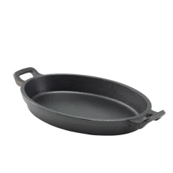 Barstuff Ovale Auflaufform mit Henkeln, Gusseisen - 24x17,3x3,4cm (6 Stk.)