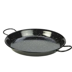 Barstuff Paella-Pfanne, Emaille schwarz - 30cm (6 Stk.)