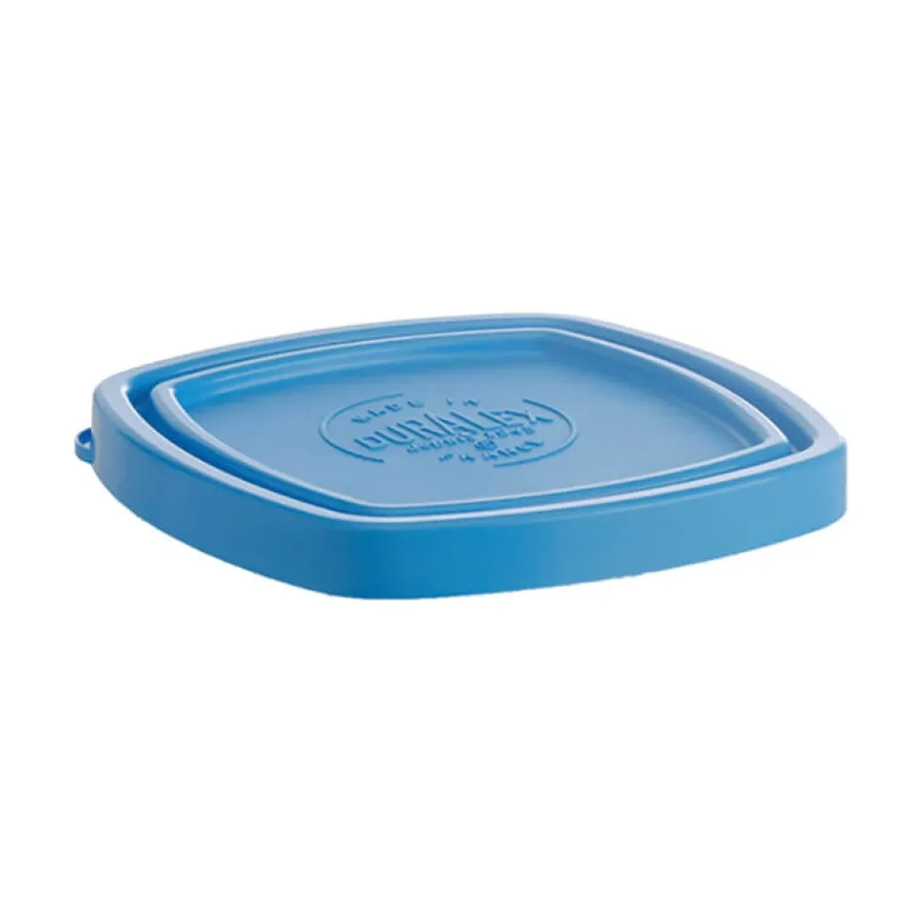 Barstuff PE-Deckel blau Lys Carré, Duralex - 9,1x9,1cm (1 Stk.)