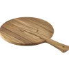 Barstuff Pizzabrett / Paddleboard rund, Akazienholz - 33 x 47 x 1,5 cm