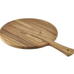 Barstuff Pizzabrett / Paddleboard rund, Akazienholz - 33 x 47 x 1,5 cm