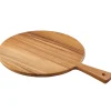 Barstuff Pizzabrett / Paddleboard rund, Akazienholz - 36 x 50 x 1,5 cm