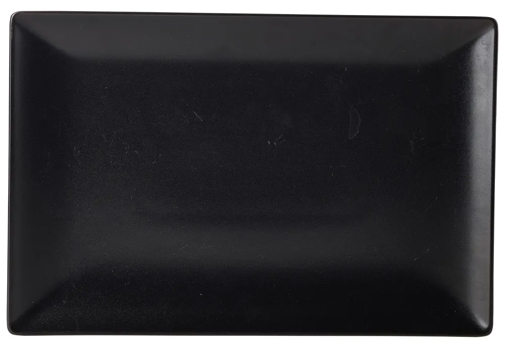 Barstuff Platte Luna Stoneware, schwarz - 30x20cm (6 Stk.)