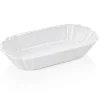 Barstuff Pommes-Schale Porzellan weiß - 25x12x5cm (6 Stk.)