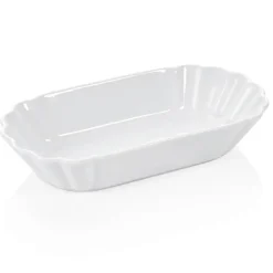 Barstuff Pommes-Schale Porzellan weiß - 25x12x5cm (6 Stk.)