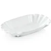 Barstuff Pommes-Schale Porzellan weiß - 20x11x3cm (6 Stk.)