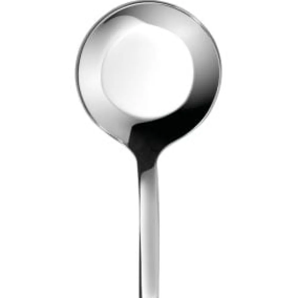 Barstuff Probierlöffel rund, Edelstahl - 9,0cm (12 Stk.)