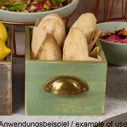 Barstuff Präsentationsschublade, Akazienholz, 21,5x15x11cm - grün