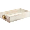 Barstuff Präsentationsschublade, Akazienholz, 32,5x18,7x7cm (GN 1/3) - weiß