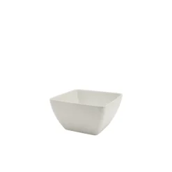 Barstuff Quadratische Schüssel, Melamin weiß - 2,35l / 19cm