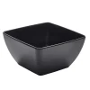 Barstuff Quadratische Schüssel, Melamin schwarz - 2,35l / 19cm
