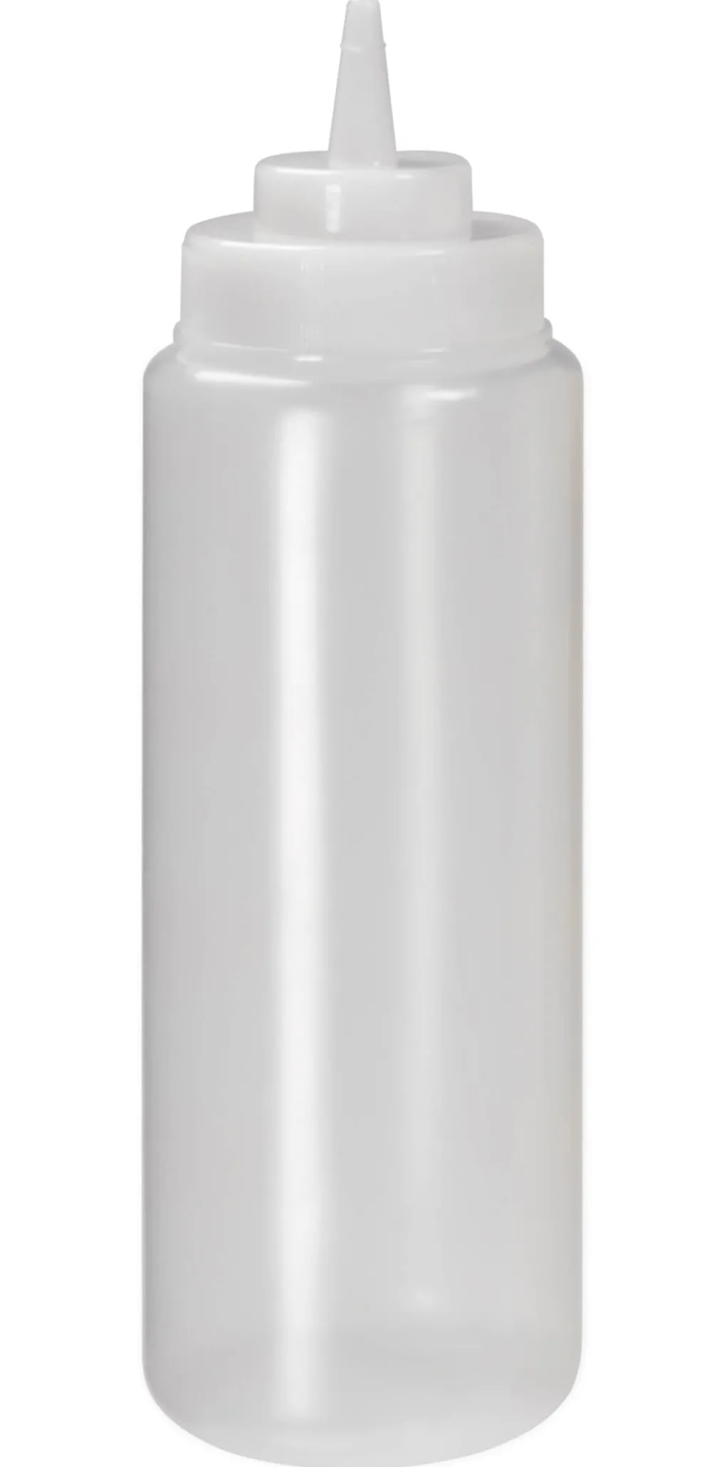 Barstuff Quetschflasche, große Öffnung, 950ml - transparent