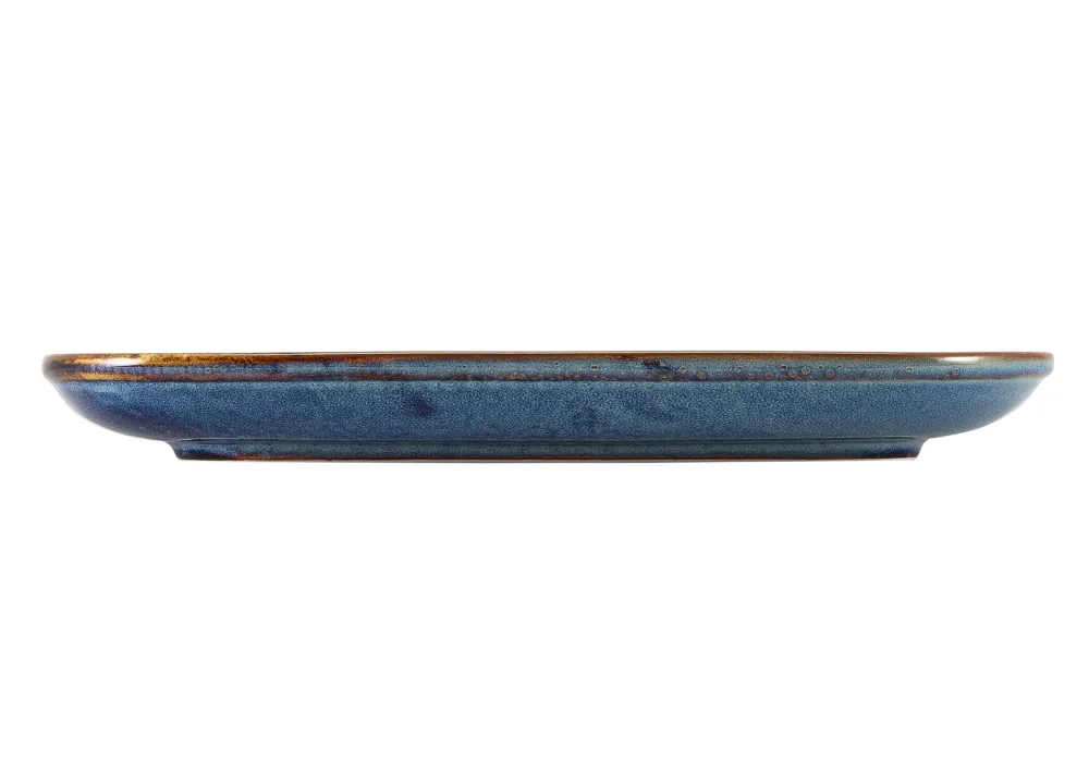 Barstuff Rechteckiger Teller Terra Aqua Blue - 29 x 19,5 cm (6 Stk.)