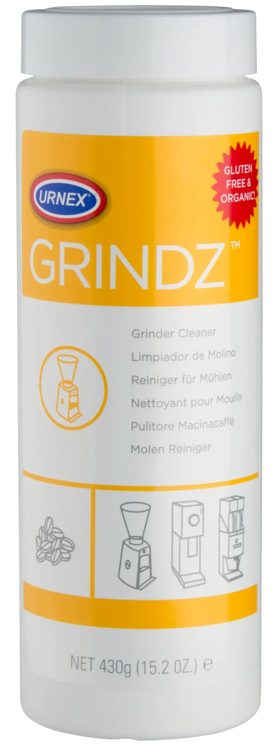 Barstuff Reiniger für Kaffeemühle, Grindz Urnex (430g)