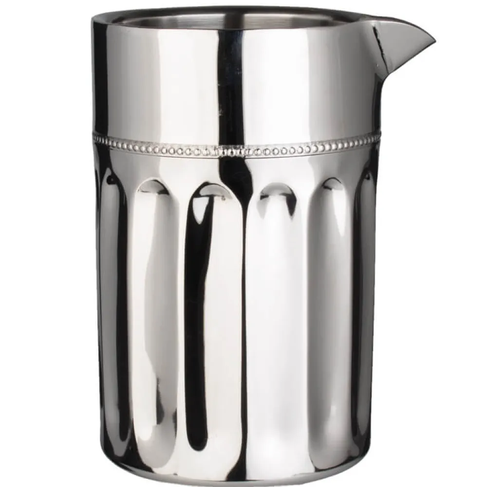 Barstuff Rührglas / Rührbecher Edelstahl, doppelwandig - 600ml