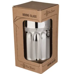 Barstuff Rührglas / Rührbecher Edelstahl, doppelwandig - 600ml