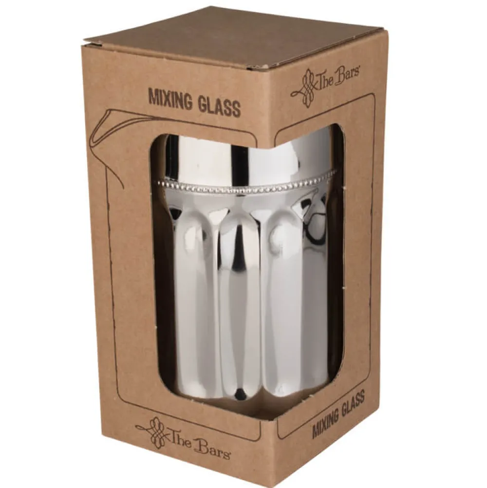 Barstuff Rührglas / Rührbecher Edelstahl, doppelwandig - 600ml