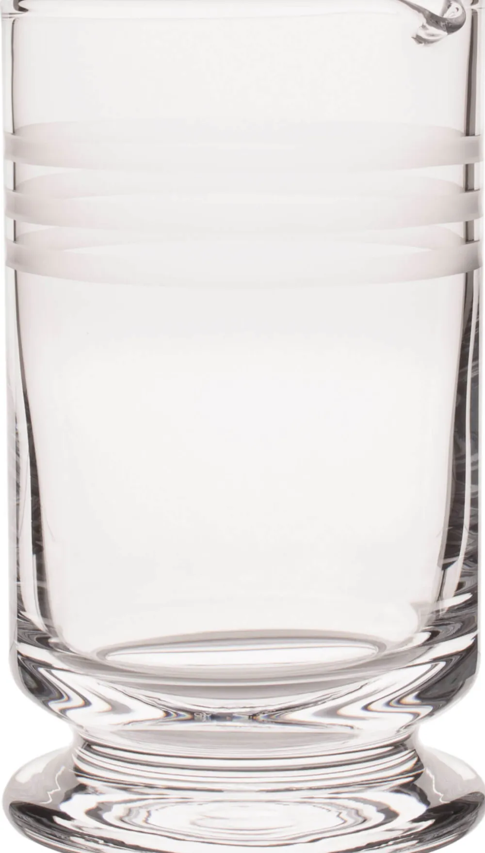 Barstuff Rührglas Calabrese 3 Cuts, mit Ausgusslippe - 600ml