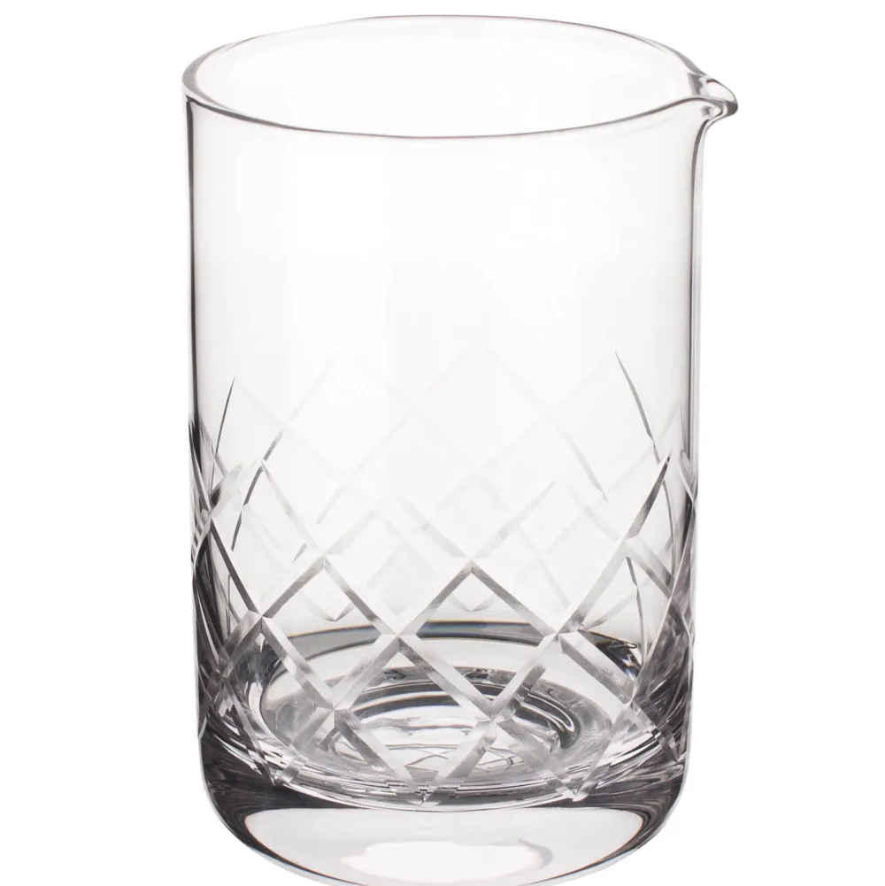 Barstuff Rührglas Diamant-Schliff, nahtlos mit Ausgusslippe, Prime Bar - ca. 600ml